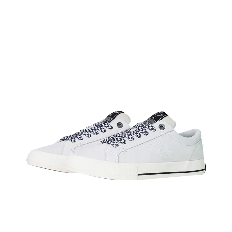 X JIMSUN Coverage Balance Moisture Wicking Low Top Skateboard Shoes Unisex White-1