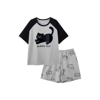 Sleeping Beauty Pajama Set Women's Gray