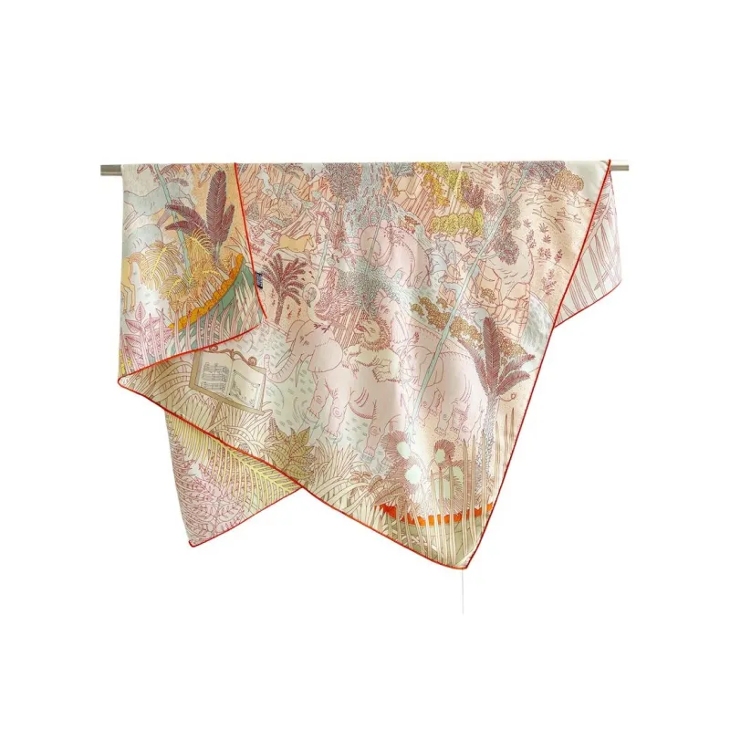 MITHAOL KUSC Silk Scarves Women's-12