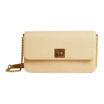Golden Goose Sheepskin Shoulder Bag Women's Vanilla