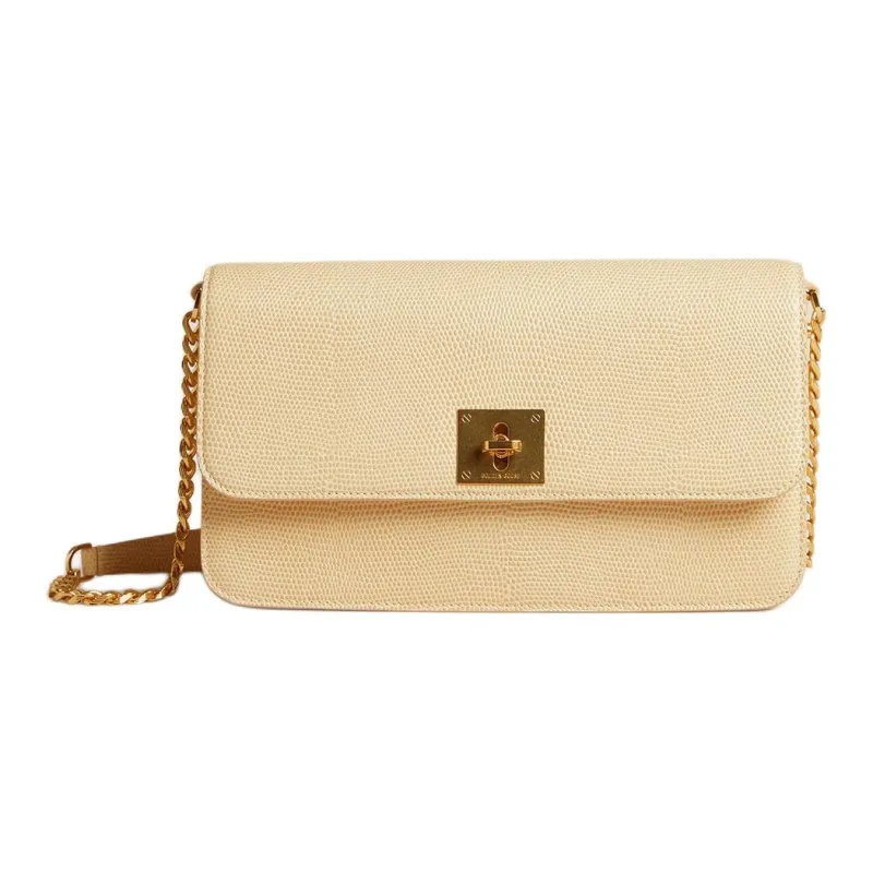Golden Goose Sheepskin Shoulder Bag Women's Vanilla-0