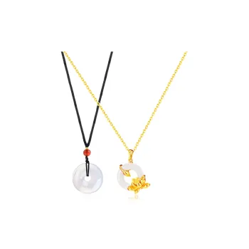 GUDS GAVE Chalcedony Necklaces Unisex