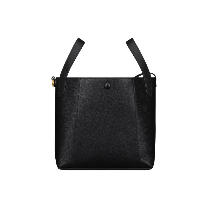 DIOR Calfskin Basket Bag, Bucket Bag, Crossbody One Shoulder Handbag Medium Size Women's Black-3
