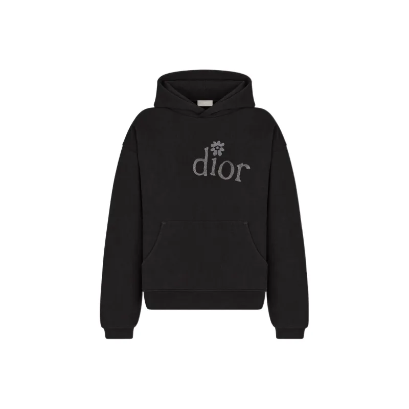 DIOR X Erl Relaxed Fit Hooded Sweatshirt-0
