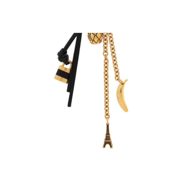 Chloe Brass, Leather Keychains Women's Gold-1