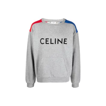 CELINE Sweatshirts Men Gray