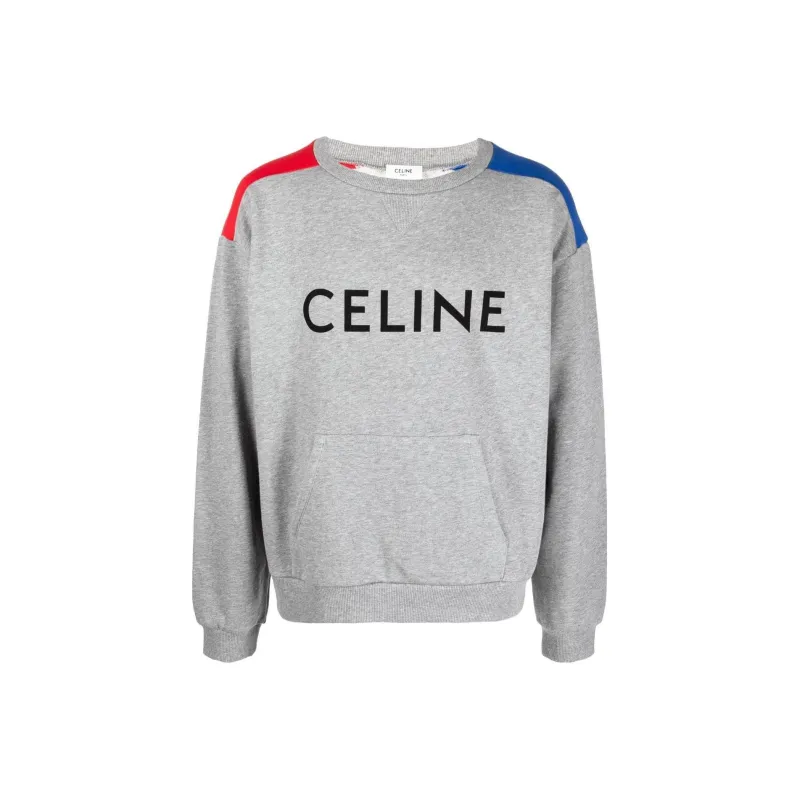 CELINE Sweatshirts Men Gray-0
