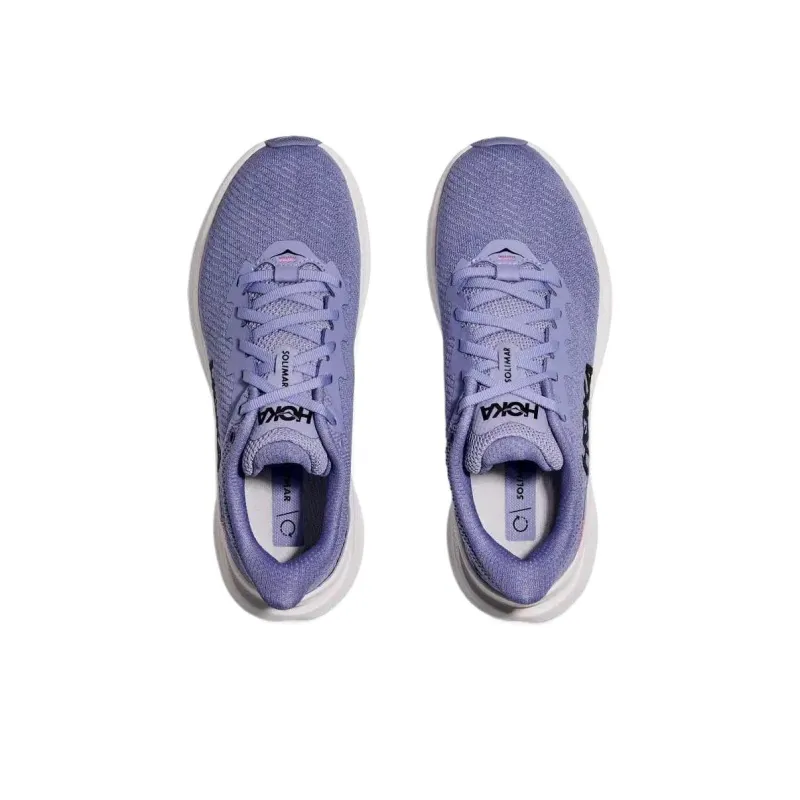 HOKA ONE ONE Solimar Low Top Running Shoes Women's Indigo White-4