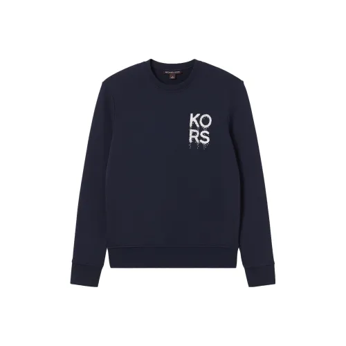 MICHAEL KORS Sweatshirts Men Navy Blue