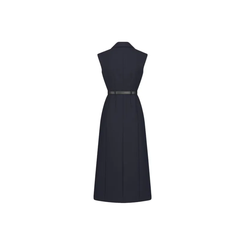 DIOR Sleeveless Dress Women's Blue-1