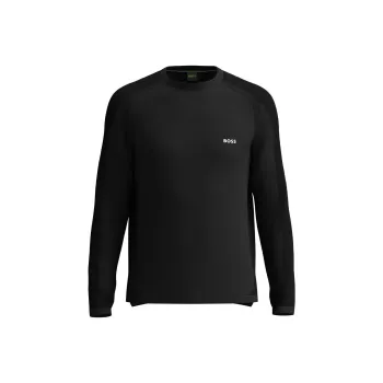HUGO BOSS Logo Embossed Knit Jumper