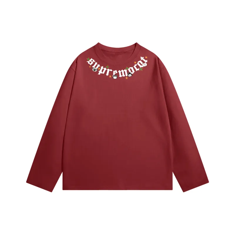 Supremo Cat T Shirts Unisex-4