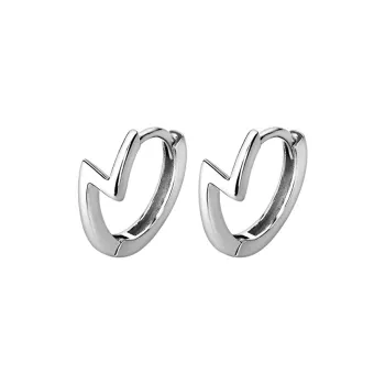 FOREVER MELODY S925 Silver Earrings Men's