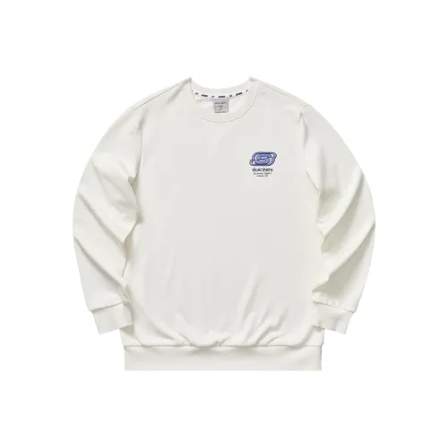 Skechers Colorful Sweatshirts Unisex Marshmallow White-0074