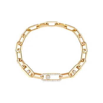 MESSIKA 18K Gold Diamond Bracelets Unisex Gold