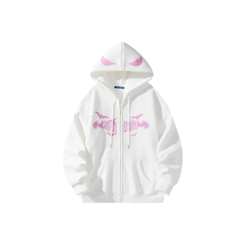 COMOWA Hand Drawn Bats And Gothic Letters Unisex Sweatshirt-8