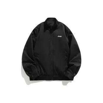 Jeep Jackets Coats Unisex Pure Black