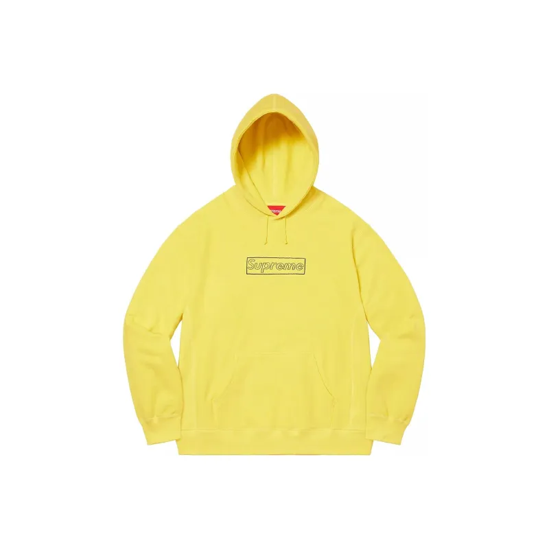 Supreme Kaws Chalk Logo Hooded Sweatshirt-5