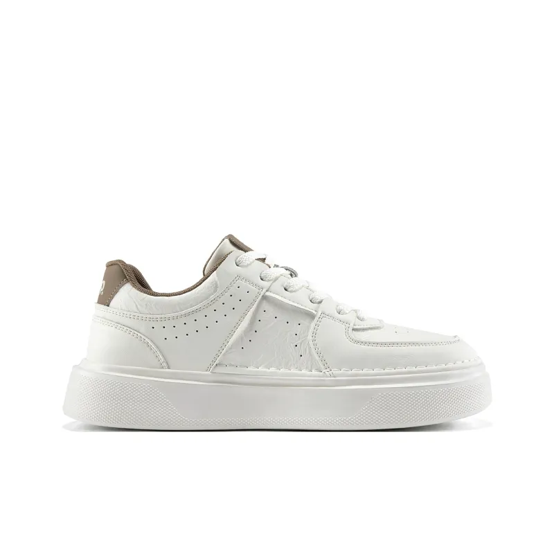 Jeep Skateboard Shoes Men Low Top Brown-1