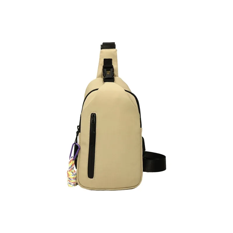 Deli Bear Nylon Fabric One Shoulder Sling Bag Unisex Multicolor-5