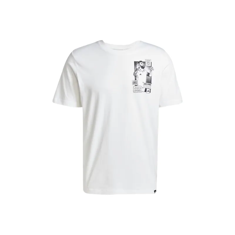 Adidas Clothing T Shirts Men White-0