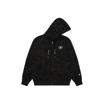 Aape Graffiti print Hooded Jacket
