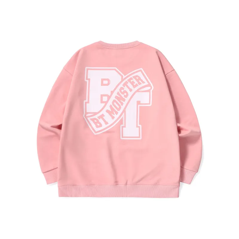 Bt Crew Neck Loose Fit Sweatshirt Spring Fall Unisex-12