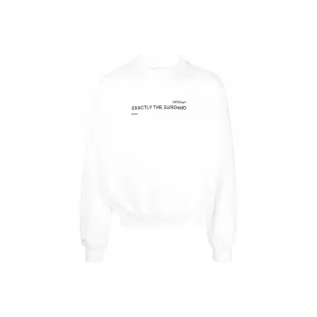 OFF-WHITE Exactly The Opposite-print Cotton Sweatshirt