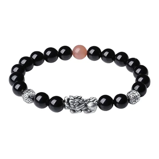 DIHUAJI Obsidian Bracelets Unisex-1