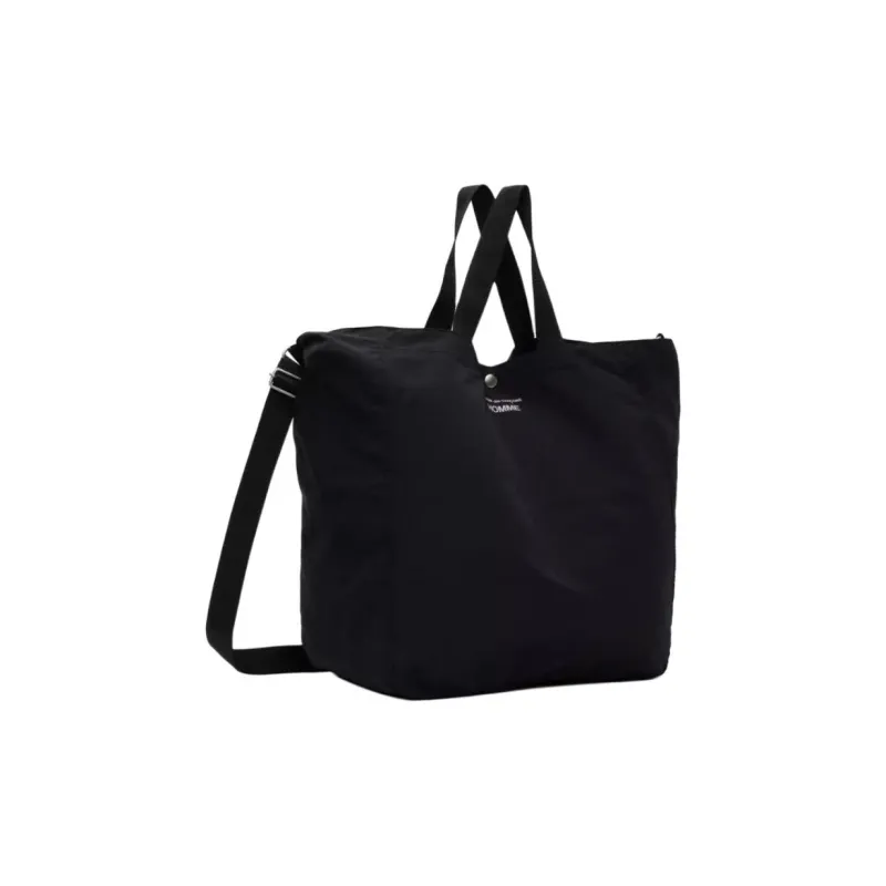 CDG Cotton Tote Bag, Shopping Bag, Shoulder Bag, Crossbody Bag, Handbag Men's Black-1