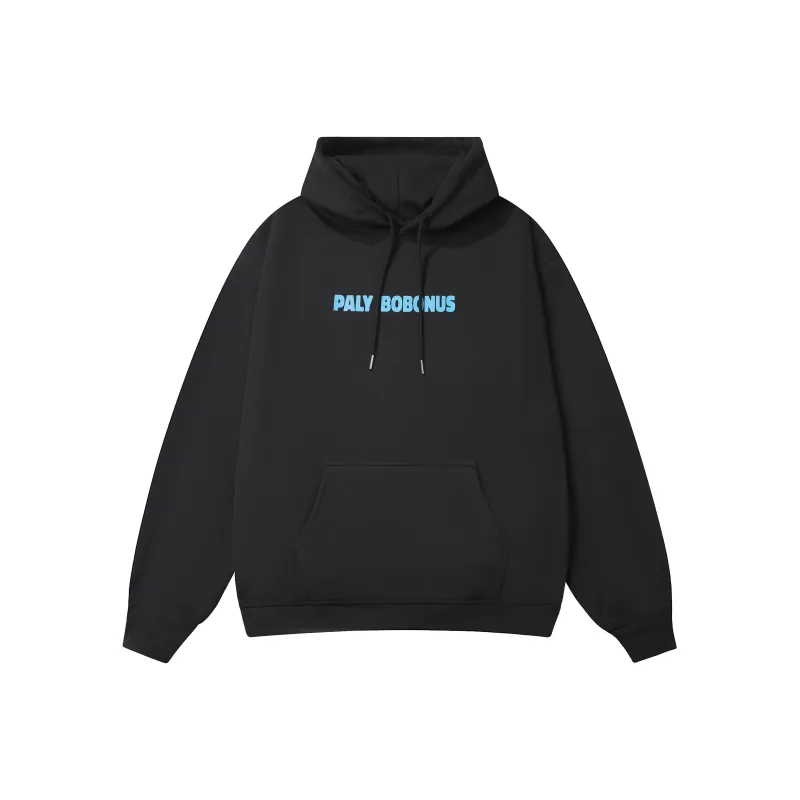 PLAY BOBONUS Loose Fit Casual Pullover Hooded Fleece Lined Hoodies & Sweatshirts Unisex-0