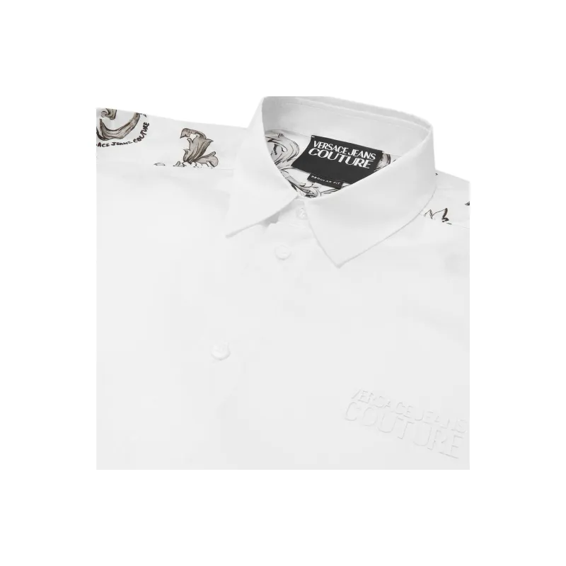 VERSACE JEANS COUTURE Baroque detailing Long sleeve Shirt-2