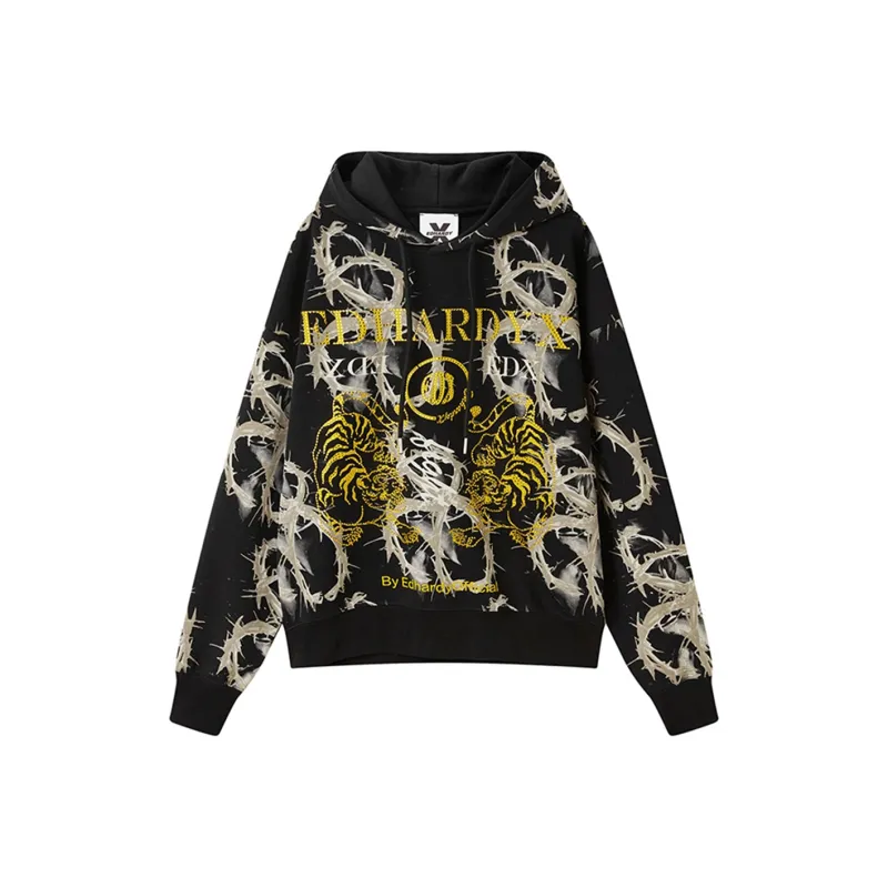 ED HARDY X Sweatshirts Unisex Black-0