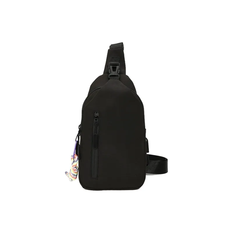 Deli Bear Nylon Fabric One Shoulder Sling Bag Unisex Multicolor-10