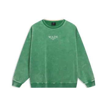LiNing Sweatshirt Unisex Cool Mint Washed