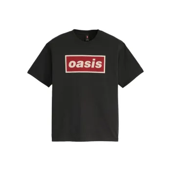 Levis Oasis Collaboration T Shirts Men Black
