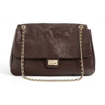 H YXIANG Cow Leather Shoulder Bag Women's Multicolor