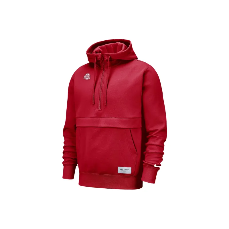 Nike College Club Ohio State Men's 1/2-Zip Hoodie-0