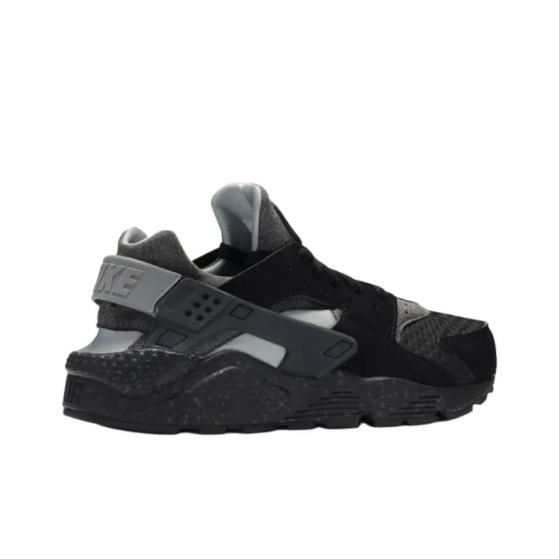Nike Air Huarache Run Low Top Running Shoes Unisex Black-2
