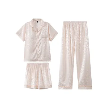 XIAFENYAN Pajama Set Women's Apricot