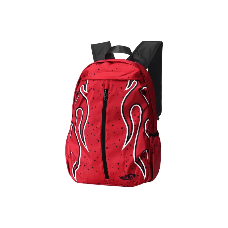 SRRW Polyester Backpack Basketball Bag Unisex Red-1