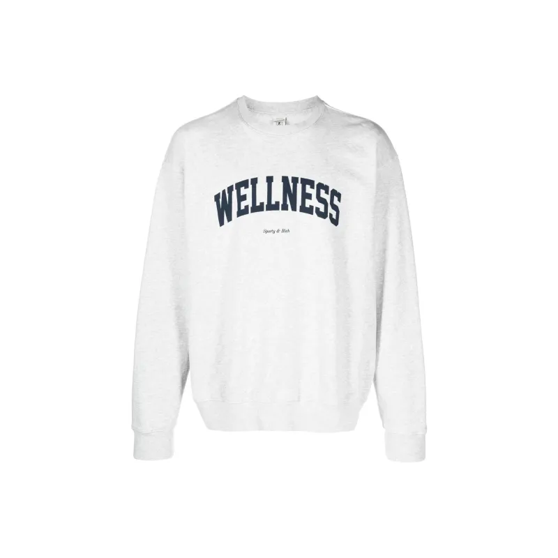 SPORTY & RICH Wellness Ivy Cotton Sweatshirt-0