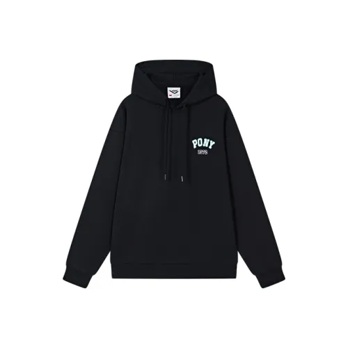 Pony Sweatshirts Unisex Black
