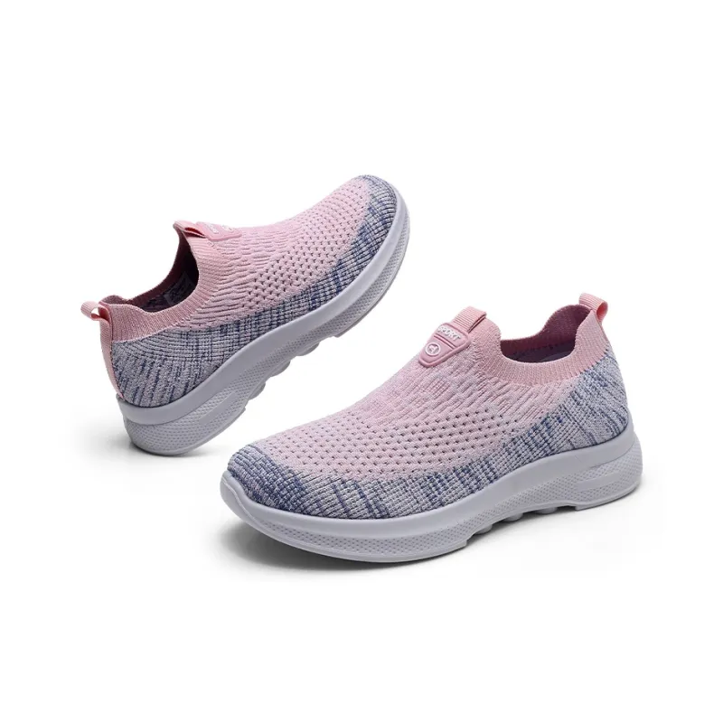 Strongman Casual Shoes Women's Low Top Black/Pink-8