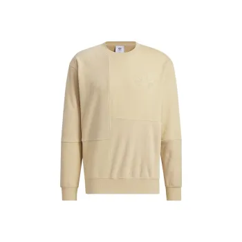 Adidas Originals Sweatshirts Men Linen Khaki Brown