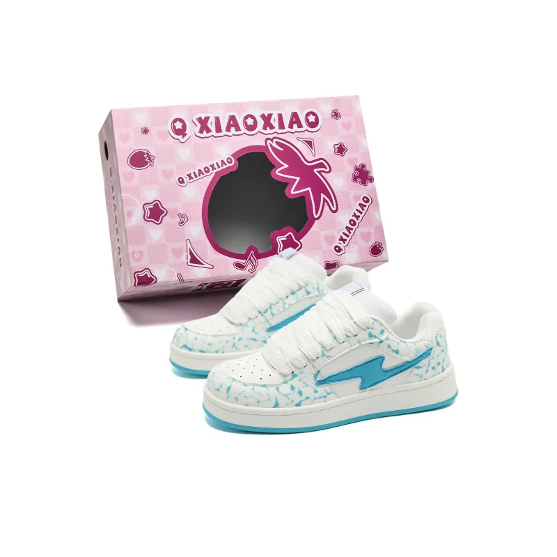 Circle Small Coverage Slip Resistant, Abrasion Resistant, Height Increasing Low Top Skateboard Shoes Unisex-6