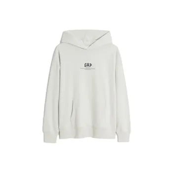 GAP Sweatshirt Unisex Gray White