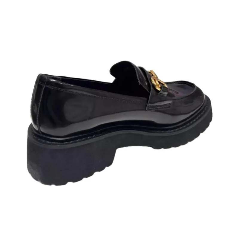 Staccato Loafers 5cm Women's Black-4