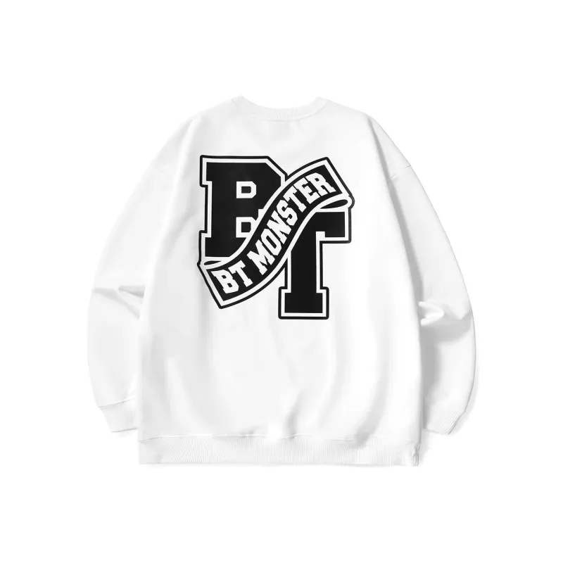 Bt Crew Neck Loose Fit Sweatshirt Spring Fall Unisex-4