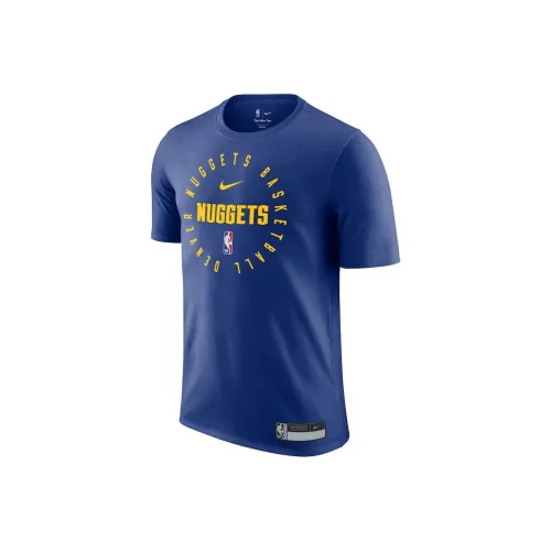 Nike Denver Nuggets Legend On Court Practice Performance T Shirt Unisex Blue